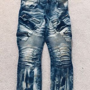 Light blue Biker jean